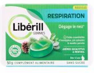 Libérill Gommes Respiration 50 Grammes - Boîte 50 g