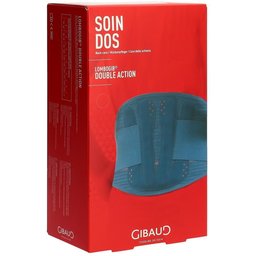 Lombogib Double Act ceinture lombaire 26 cm taille 3 bleu