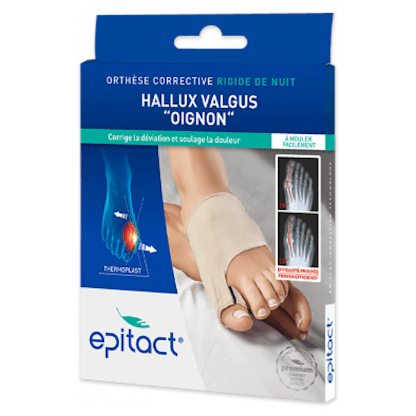 Orthese Corrective Rigide de Nuit Hallux Valgus Oignon