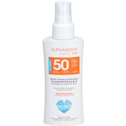 Crème Solaire Hypoallergénique Format Voyage Spf50