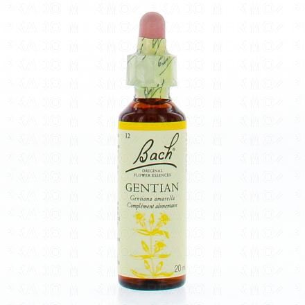 FLEURS DE BACH Original n°12 Gentian fleur de bach flacon 20ml