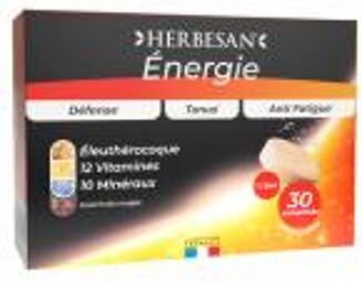 Énergie 30 Unités Effervescentes - Boîte 30 Comprimés Effervescents