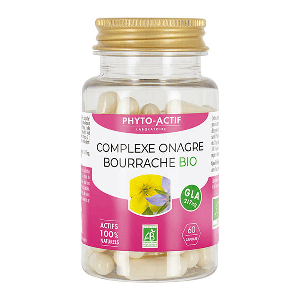 Complexe Onagre Bourrache 60 Capsules