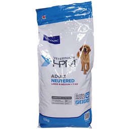 Veterinary HPM DOG Adult Neutered Large & Medium - Croquette, aliment complet pour chien a