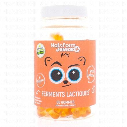 NAT & FORM Junior+ - Ferments lactiques x60 gummies