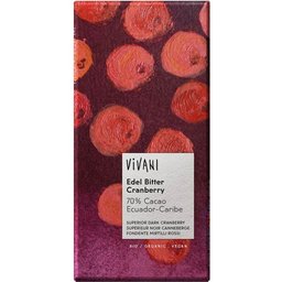 Superior Dark 70% Cranberry Bio 100g