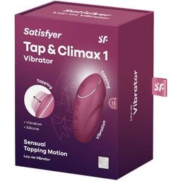Tap Climax 1 Sensual Tapping Lay-On Vibrator Red 1ut
