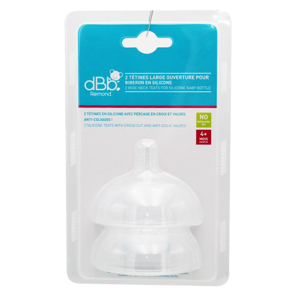 Tétine LO Silicone +4m 2 unités