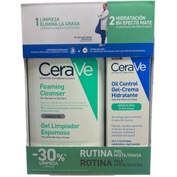 CeraVe Routine Peaux Mixtes Grasses Pack Foaming + Oil Control