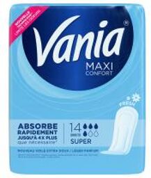 Serviettes Hygiéniques Maxi Confort Super 14 Serviettes - Sachet 14 Serviettes Hygiéniques