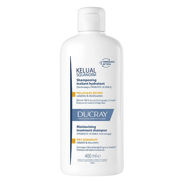 Kélual Squanorm Shampooing traitant Pellicules sèches 400ml