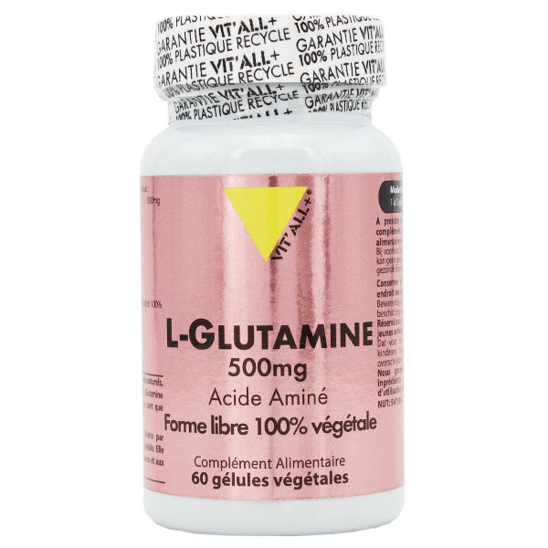 L-Glutamine 500mg 60 gélules végétales