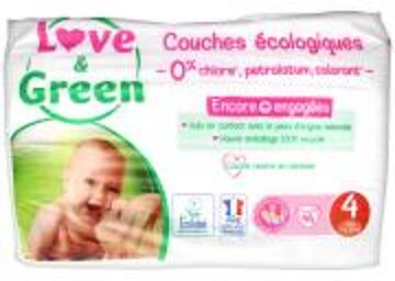 Couches Hypoallergéniques et Écologiques T4 X 46 - Sachet 46 couches