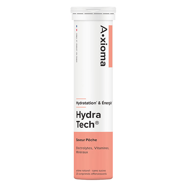 Aragan - HydraTech® Pêche - Hydratation et Energie - 20 comprimés effervescents