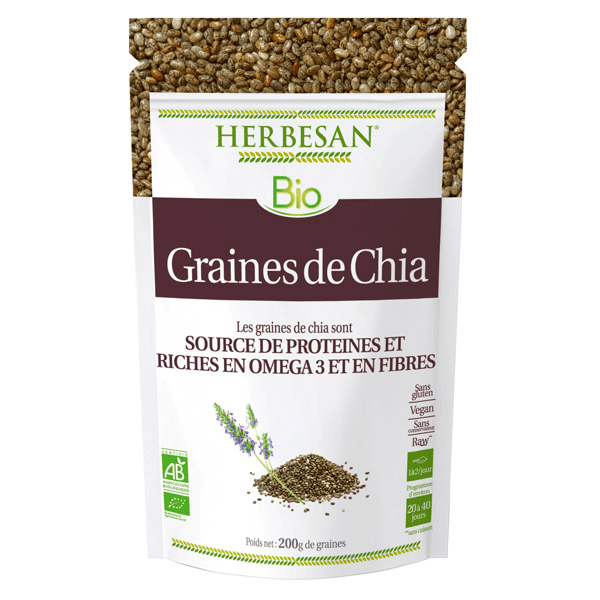 Superfood Graines de Chia Bio 200g