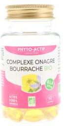 Complexe Onagre Bourrache GLA 217 mg Bio 60 Capsules - Pot 60 capsules
