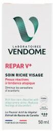 Soin Riche Visage Peaux Réactives à Tendances Atopiques 50 ml - Tube 50 ml