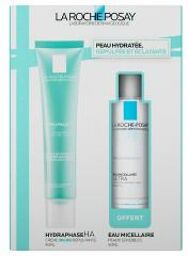 Hydraphase HA Riche Crème Hydratante à l'Acide Hyaluronique 40 ml + Eau Micellaire Ultra Peaux Sensibles 50 ml Offert - Coffret