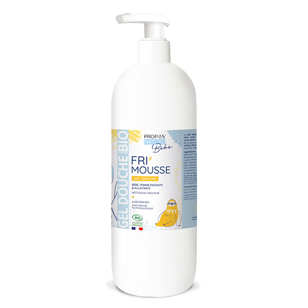 - Gel Douche Fri'Mousse Bio - Bébé & Femme enceinte - 500ml