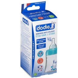 Biberon Initiation+ 3 Vitesses 150ml 1Er Âge Débit 1 Mauve