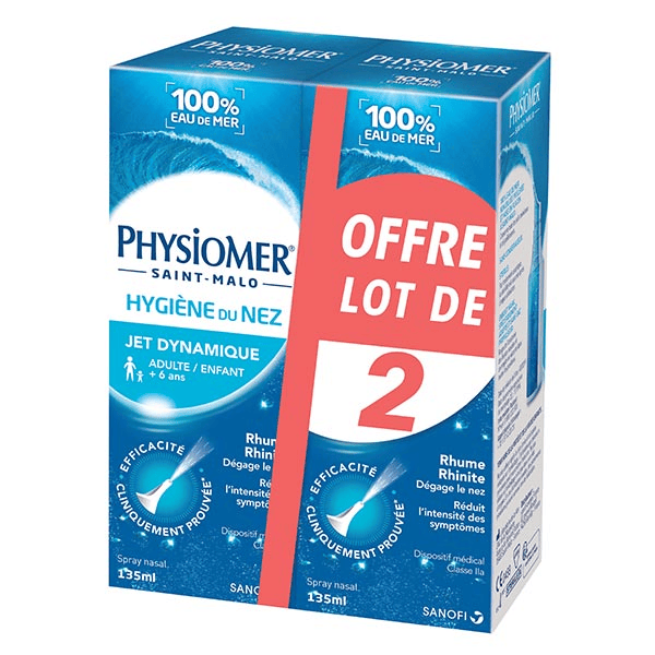 Hygiène du Nez Jet Dynamique Lot de 2 x 135ml