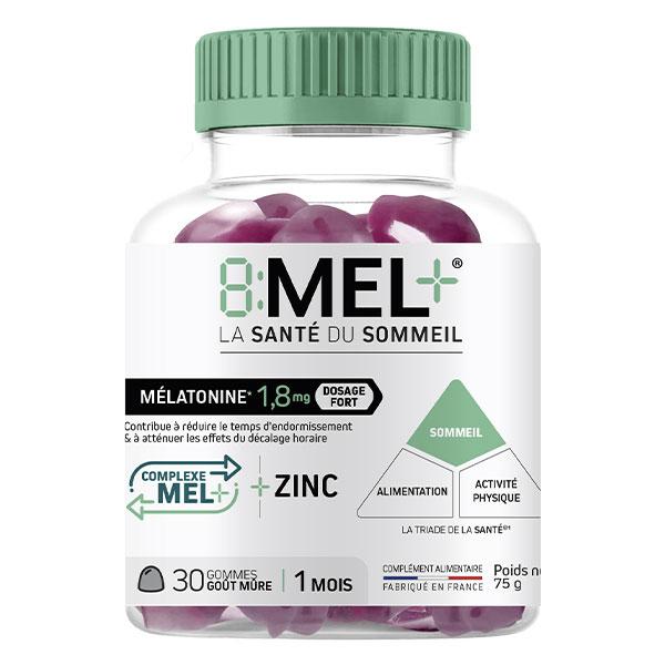 8:MEL+ Gommes 1,8mg  pilulier de  30 gommes