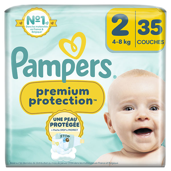 Couches Premium Protection T2 (4-8 Kg)