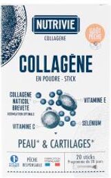 Collagène en Poudre 20 Unités - Boîte 20 sticks de 5,5 g