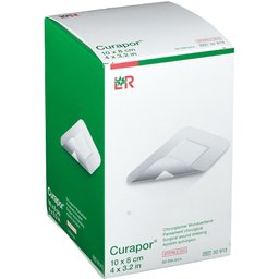 Curapor® Pansements chirurgicaux stériles 8 cm x 10 cm