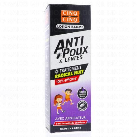 CINQ SUR CINQ Lotion Baume anti-poux et lentes tube 100ml