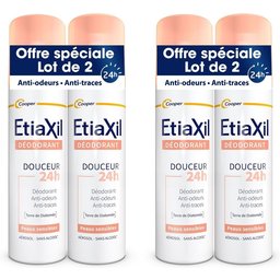 Etiaxil - Déodorant - Transpiration Faible - Aisselles - 48h - Aérosol - Fabriqué en France - 150 ml - Lot de 2
