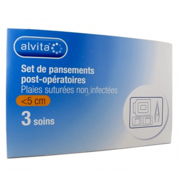 Set de Pansement Post-Op Plaies < 5cm 3 unités