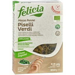 Pasta Mezze Penne Pois Bio 250g