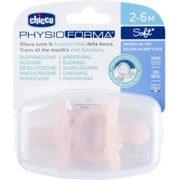Physioforma Soft 2-6M Sucette Silicone Rose 2uts