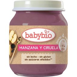 Pomme et prune biologique 130g