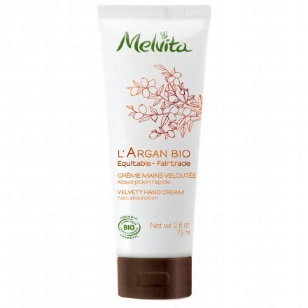 L'Argan Bio - Crème mains veloutée 75ml tube 75ml