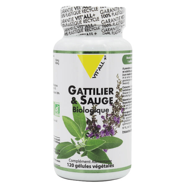 Gattilier & Sauge 120 gélules végétales