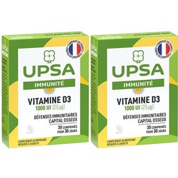 Complément alimentaire Vitamine Immunité Vitamine D3 1000 UI (25 µg) - 30 comprimés