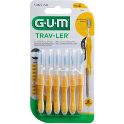 Brossette Interdentaire TravLer 1514 Conique Extrafine 1,3 mm lot de 4
