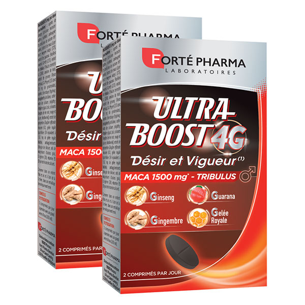 Forté Pharma Ultra Boost 4G Désir et Vigueur Lot de 2x30 comprimés
