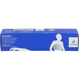 Cemen Bande ceinture Poitrine-ventre blanc 25 cm x 2.5 m