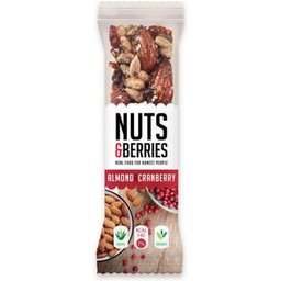 Noix et baies Barres aux amandes et aux myrtilles 30g