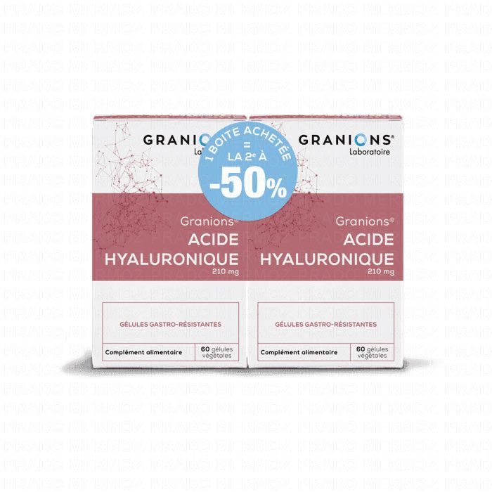 Les essentiels - Acide hyaluronique lot de 2 boîtes de 60 gélules