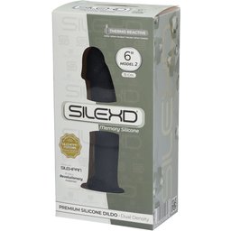 Premium Silicone Dildo Modèle 2 Noir 15 cm