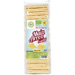 Toasts de maïs et de riz biologiques sans gluten 200g