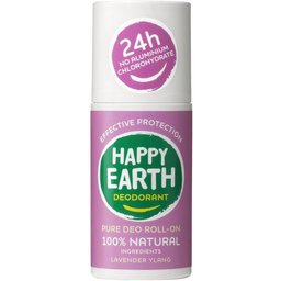 Happy Earth Déodorant à bille 100% naturel Lavande & Ylang