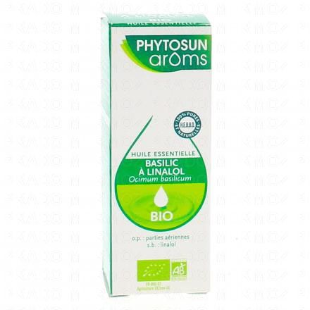 Huile essentielle de basilic à linasol bio flacon 5ml