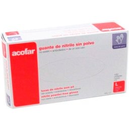 Gants en nitrile sans poudre T S 100 U