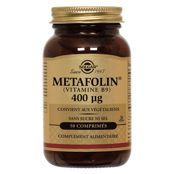 Metafolin - Vitamine B9 400 µg 50 Comprimés