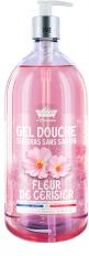 Gel Douche Surgras Fleur de Cerisier 1 L - Flacon-Pompe 1000 ml